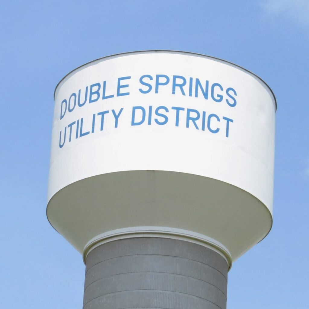 Double Springs Utility District water tower